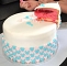 Gender reveal taart